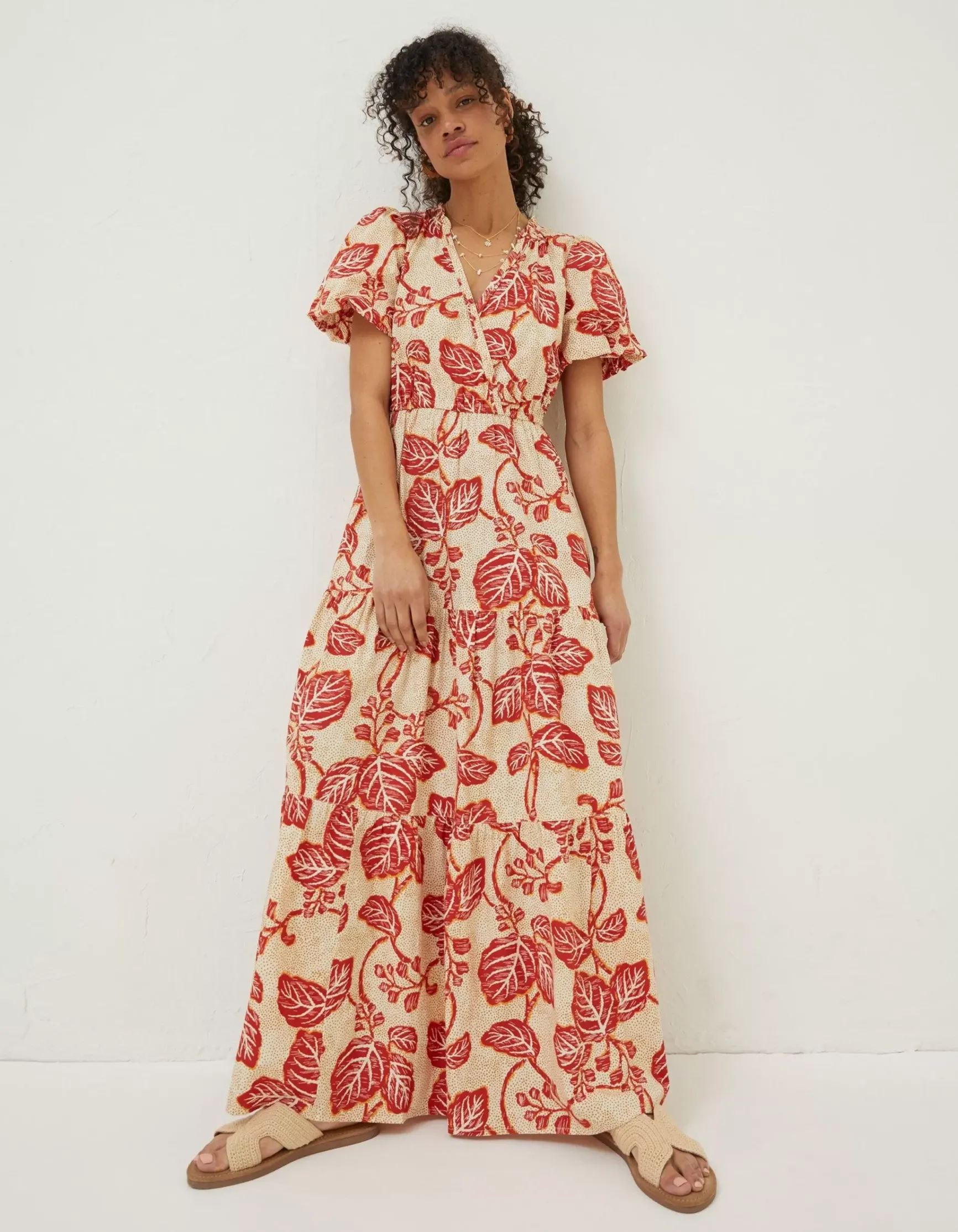 FatFace Aubrey Vine Floral Maxi Dress|Women Dresses