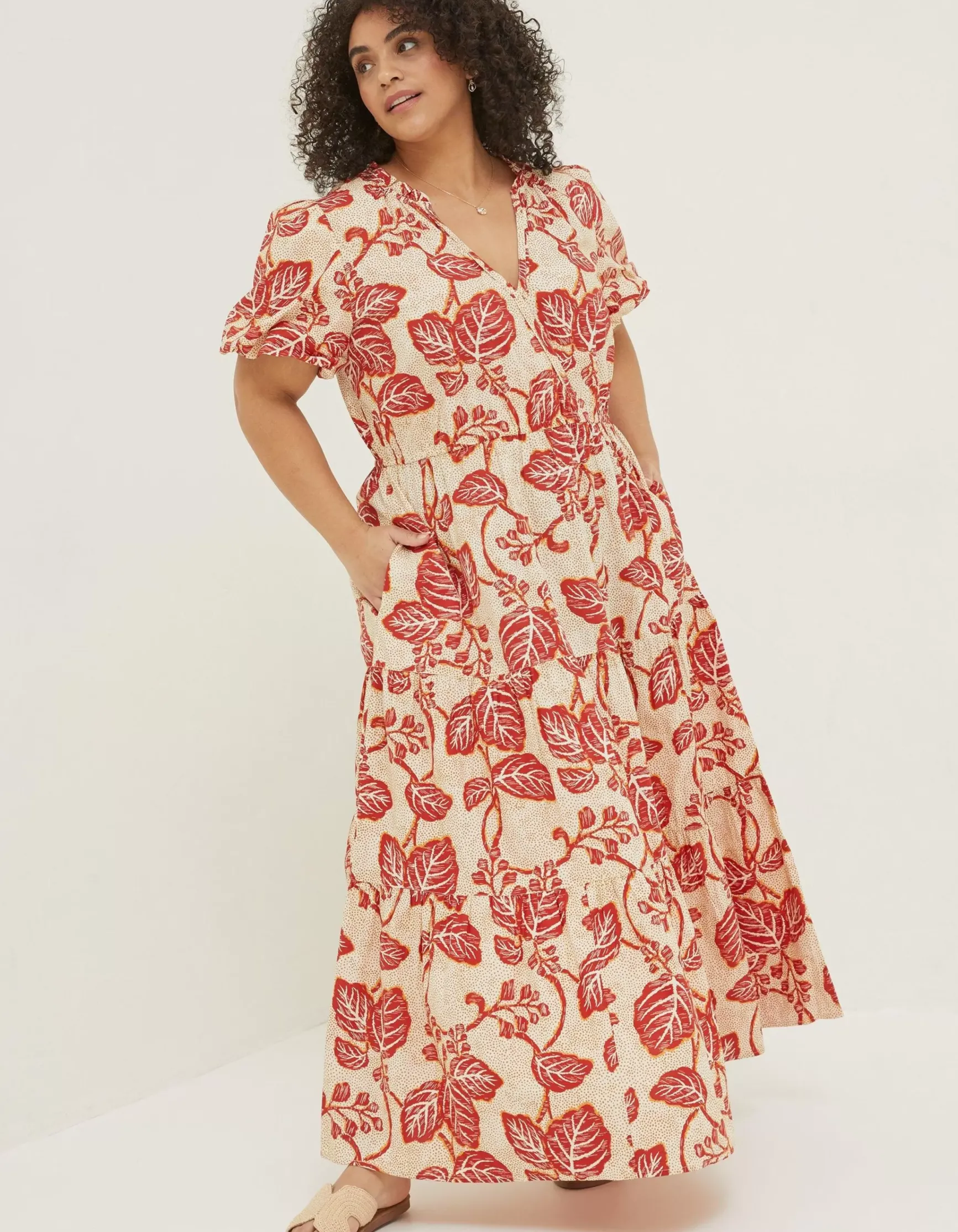 FatFace Aubrey Vine Floral Maxi Dress|Women Dresses