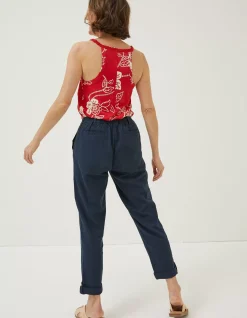 FatFace Austell Linen Blend Jogger|Women Trousers & Leggings