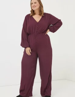 FatFace Avery Wide Leg Jumpsuit|Women View All