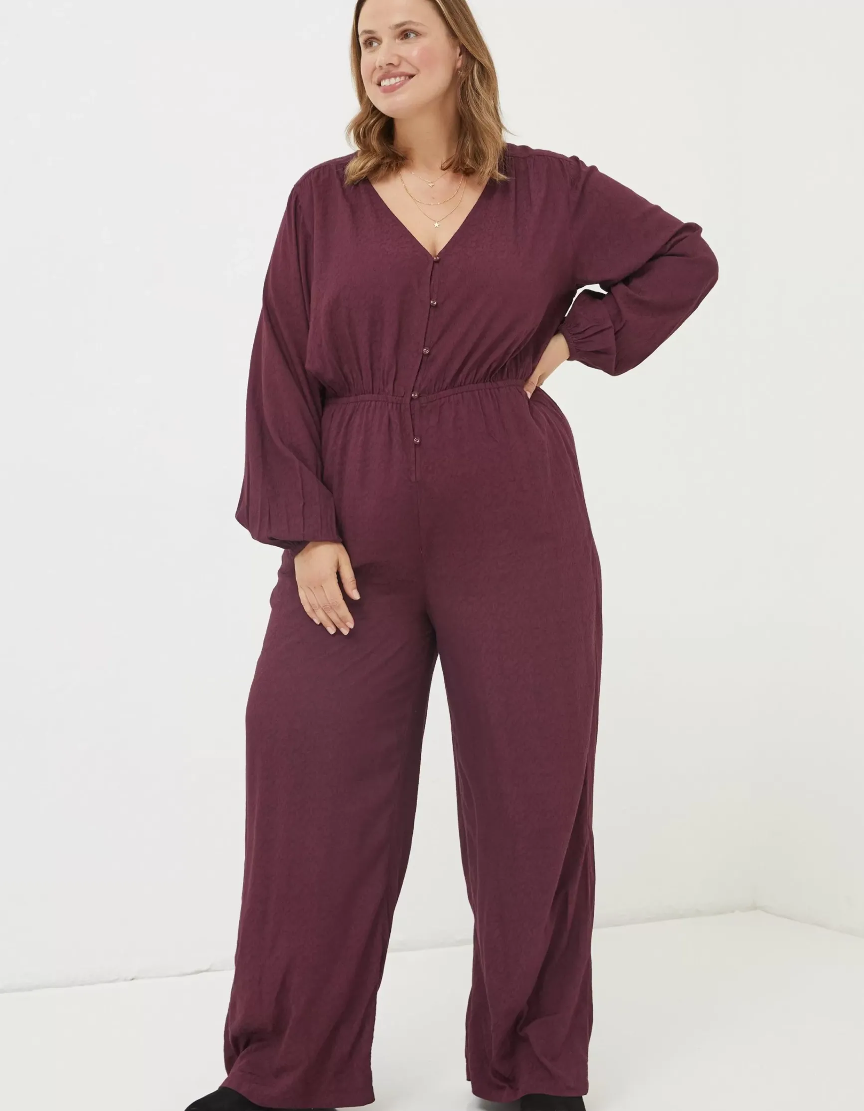FatFace Avery Wide Leg Jumpsuit|Women View All