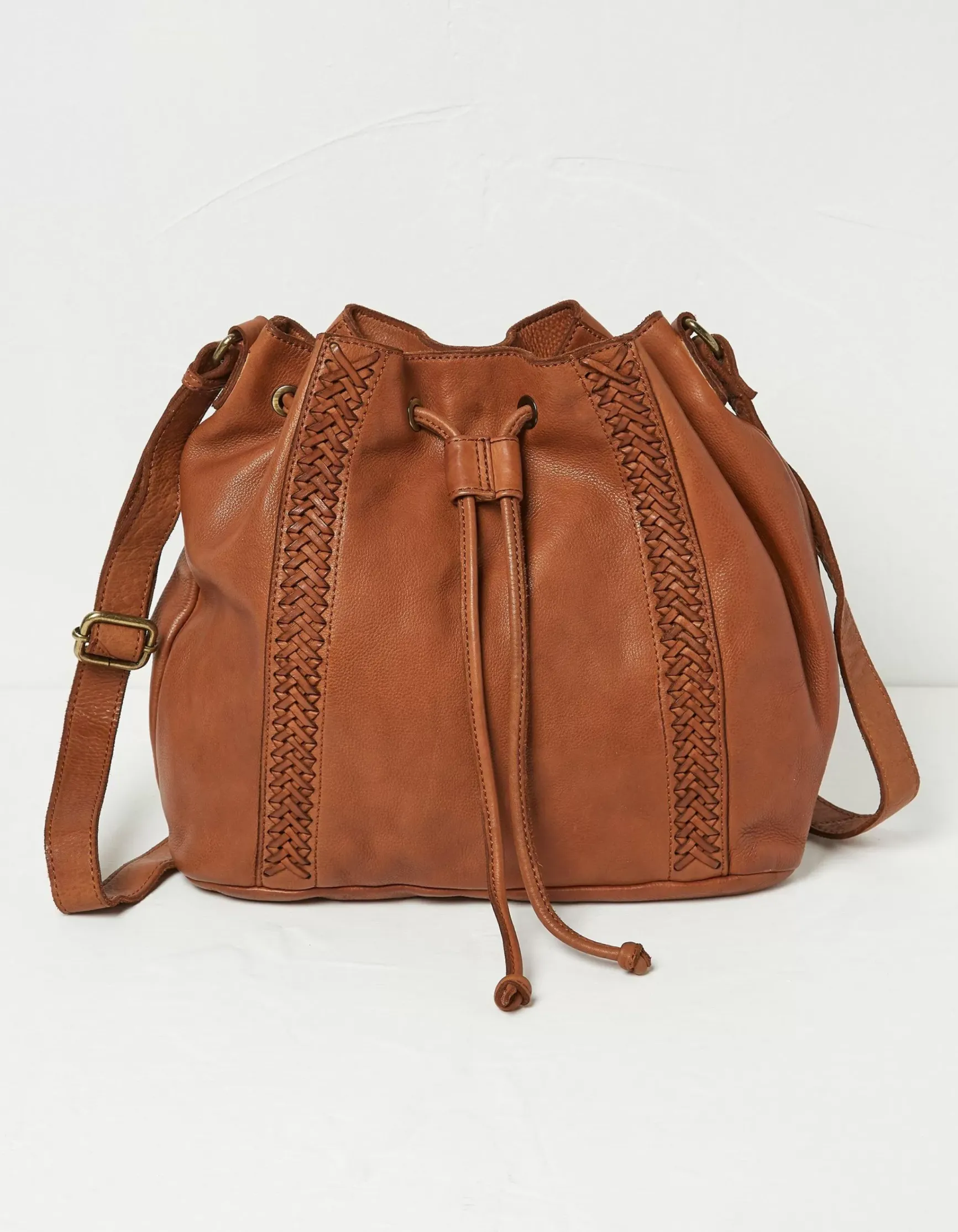 FatFace Awna Leather Bucket Bag|Women View All