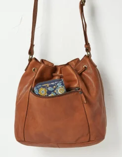 FatFace Awna Leather Bucket Bag|Women View All