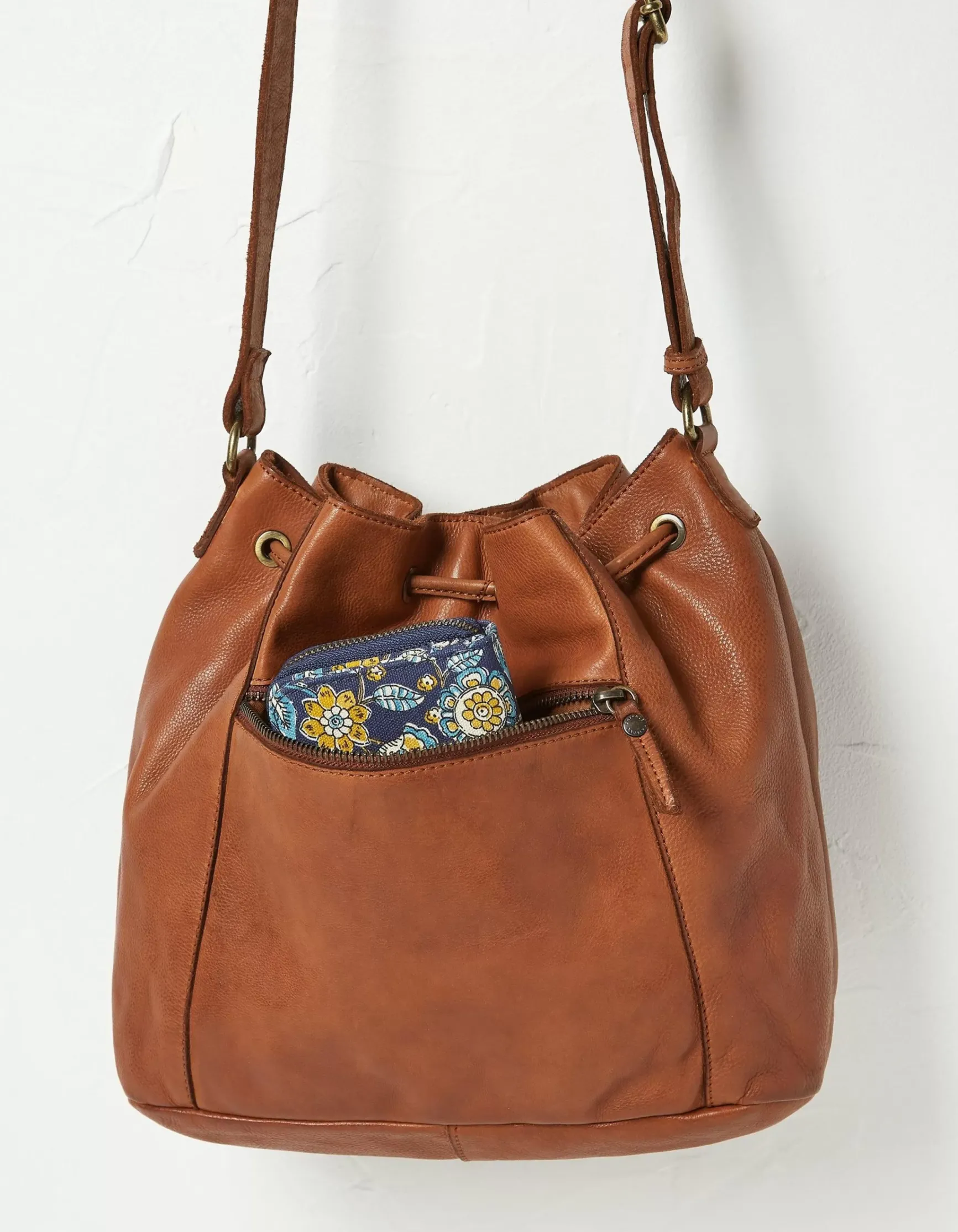 FatFace Awna Leather Bucket Bag|Women View All