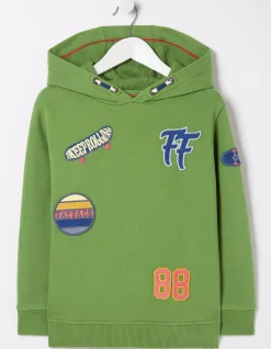 FatFace Badge Popover Hoodie|Boys View All