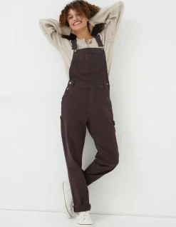 FatFace Banbury Canvas Dungaree|Women Trousers & Leggings