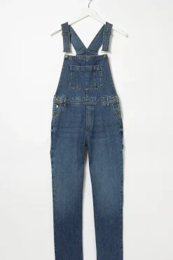 FatFace Banbury Straight Leg Denim Dungarees|Women Jumpsuits & Playsuits