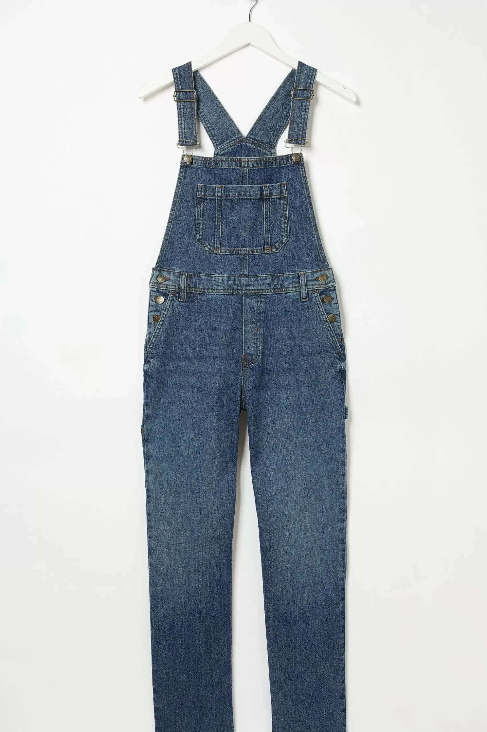 FatFace Banbury Straight Leg Denim Dungarees|Women Jumpsuits & Playsuits