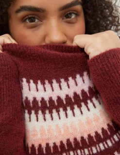 FatFace Bea Yoke Fairisle Jumper|Women Knitwear