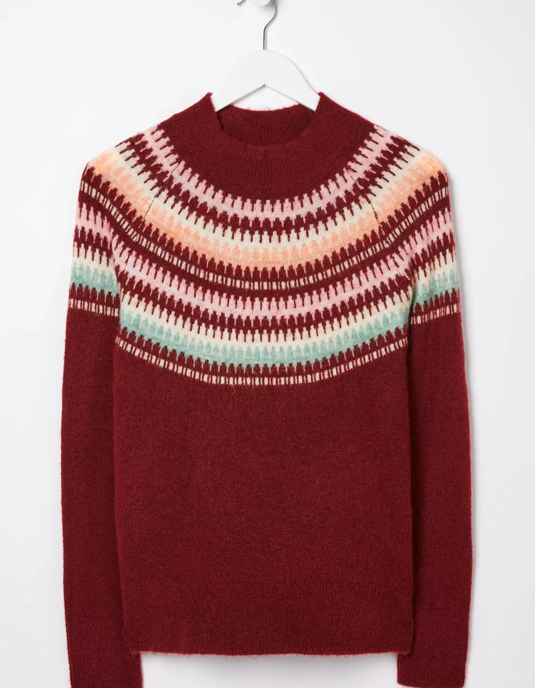 FatFace Bea Yoke Fairisle Jumper|Women Knitwear