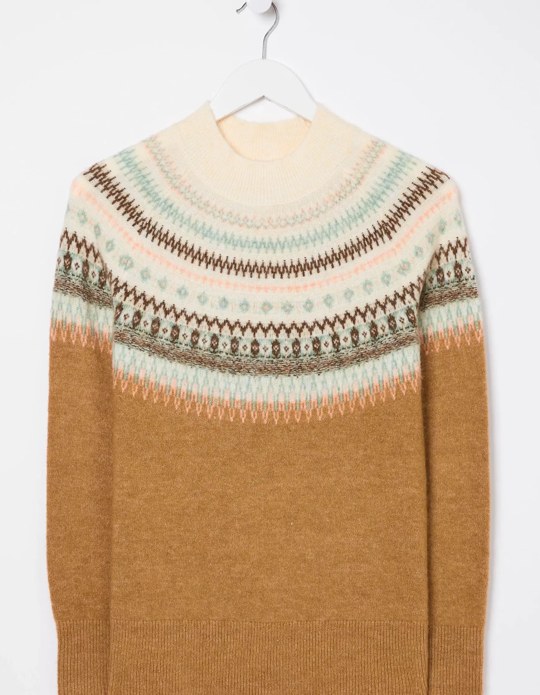 FatFace Bea Yoke Fairisle Jumper|Women Knitwear