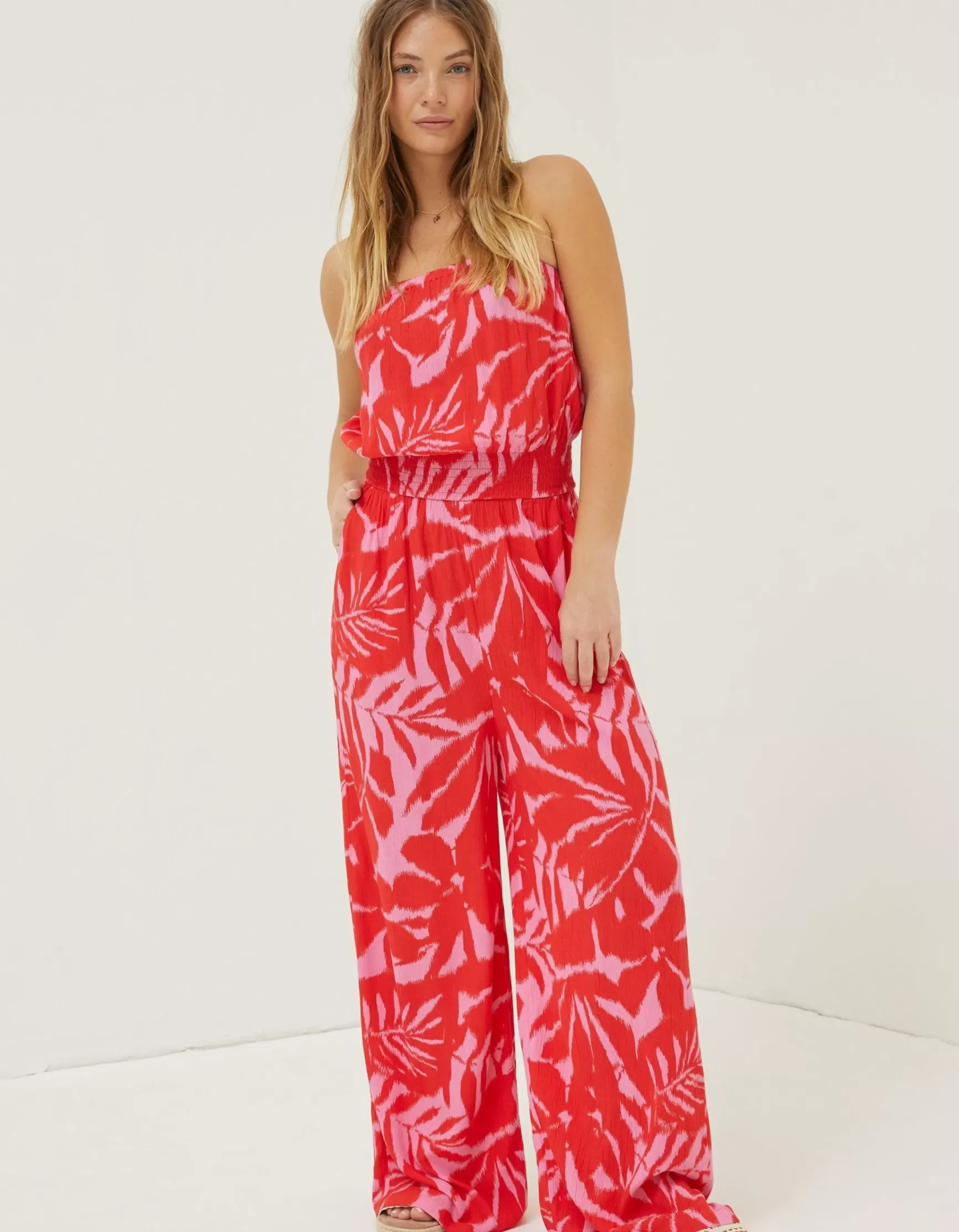 FatFace Beach Wear Bennie Ikat Jumpsuit|Women Jumpsuits & Playsuits