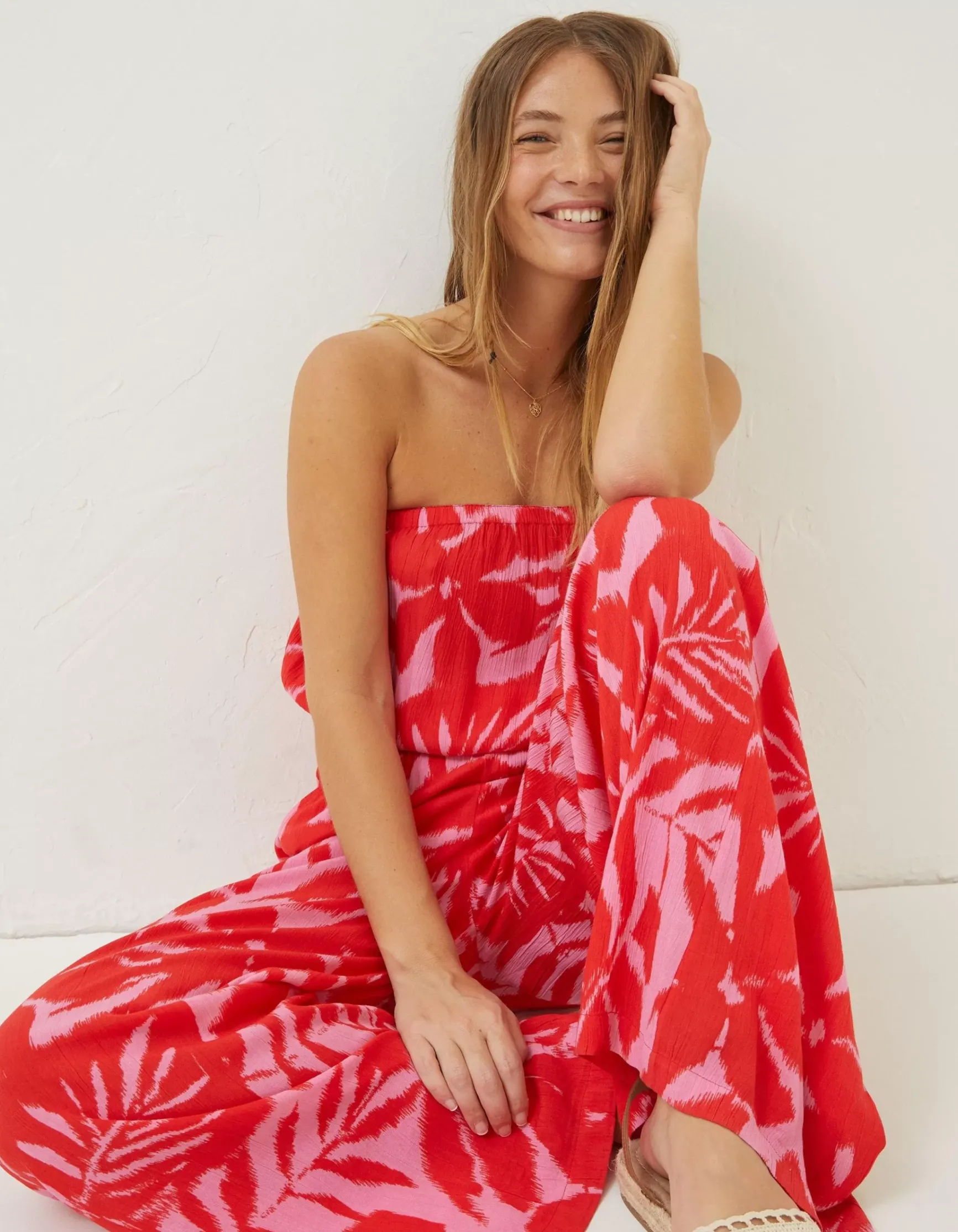 FatFace Beach Wear Bennie Ikat Jumpsuit|Women Jumpsuits & Playsuits