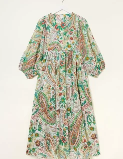 FatFace Beachwear Jocelyn Paisley Midi Dress|Women Dresses