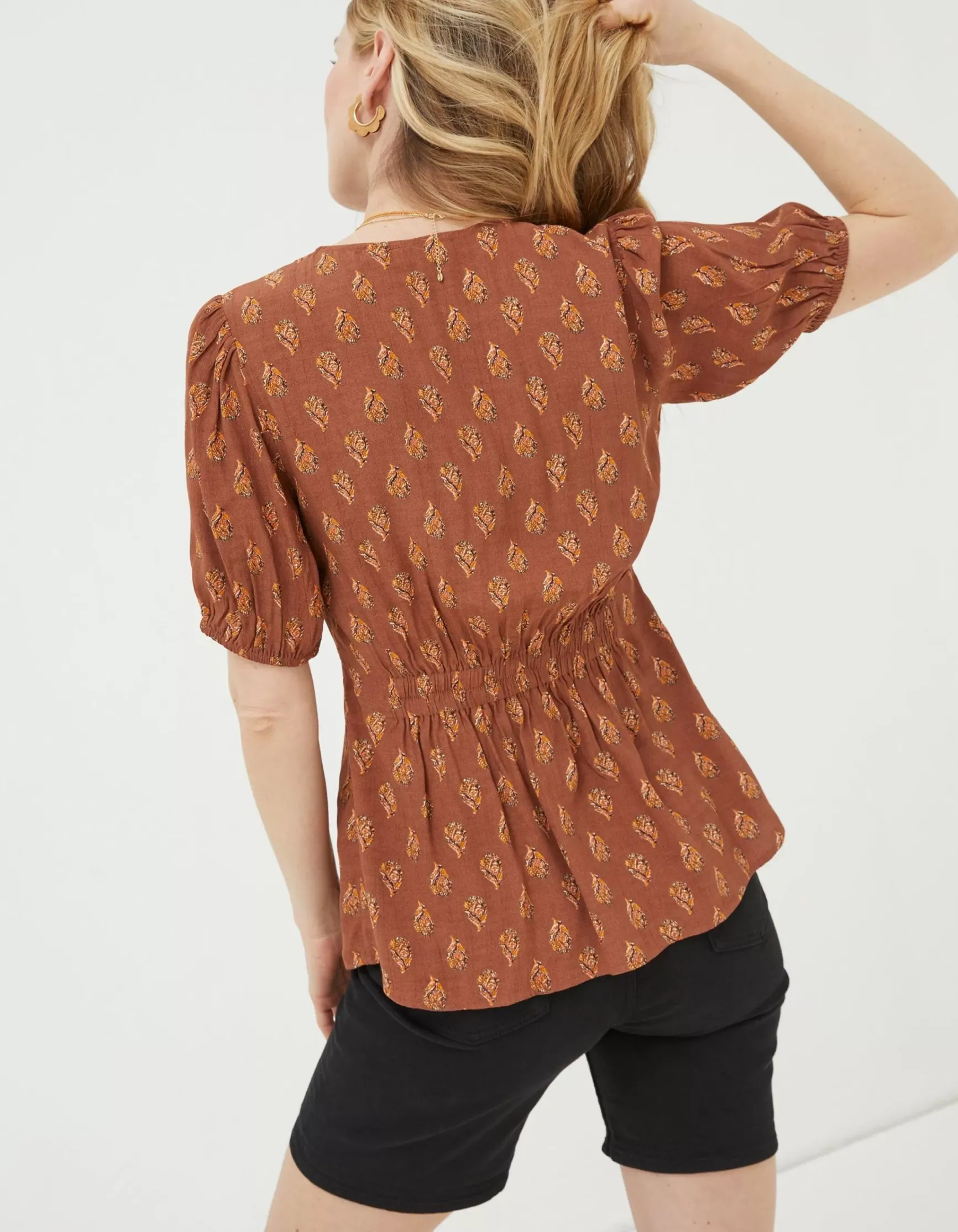 FatFace Bella Woodblock Blouse|Women Shirts & Blouses