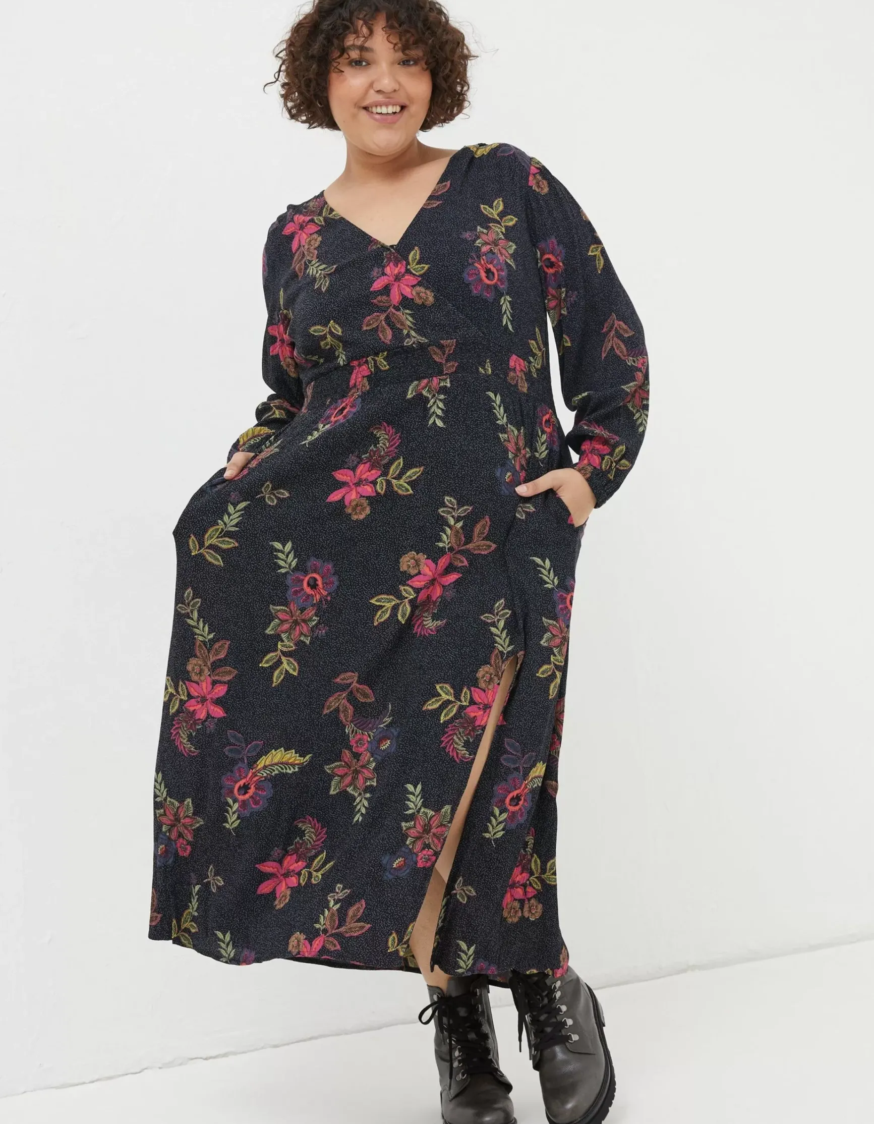 FatFace Bennie Floral Midi Dress|Women View All