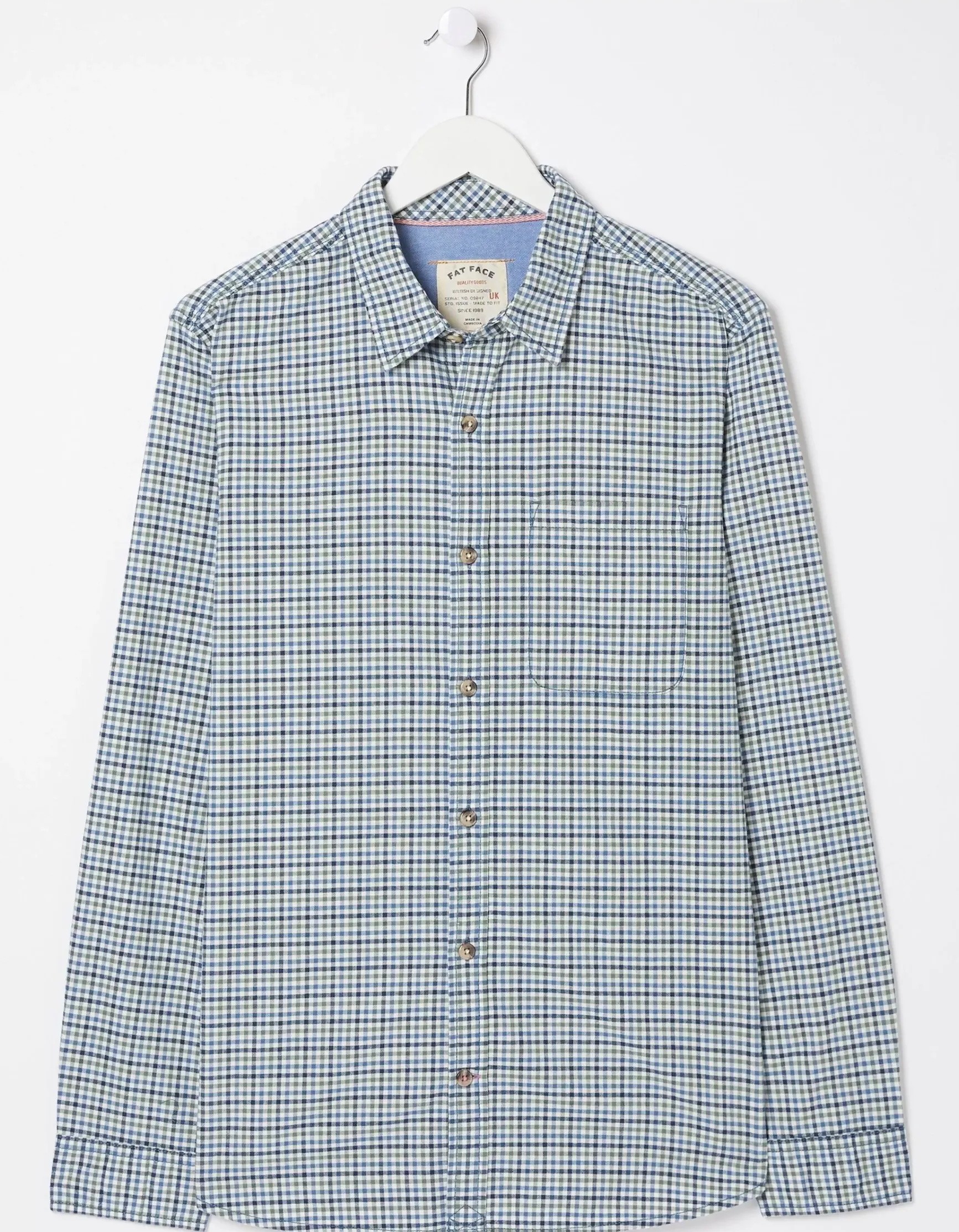 FatFace Benton Gingham Shirt|Men Shirts