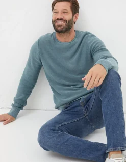 FatFace Berwick Washed Crew Jumper|Men View All