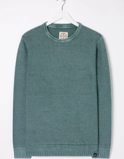 FatFace Berwick Washed Crew Neck|Men Knitwear
