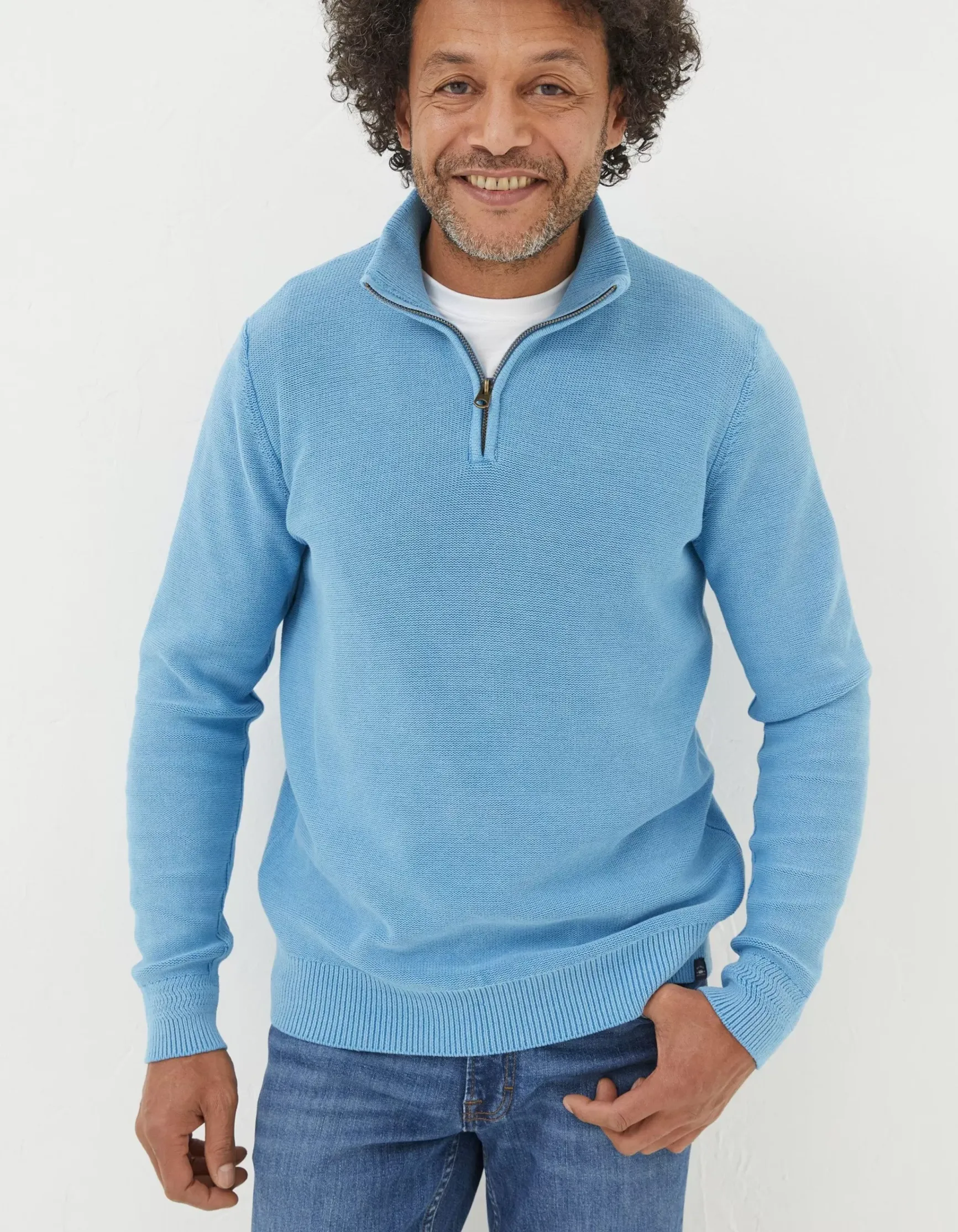 FatFace Berwick Washed Half Neck|Men View All