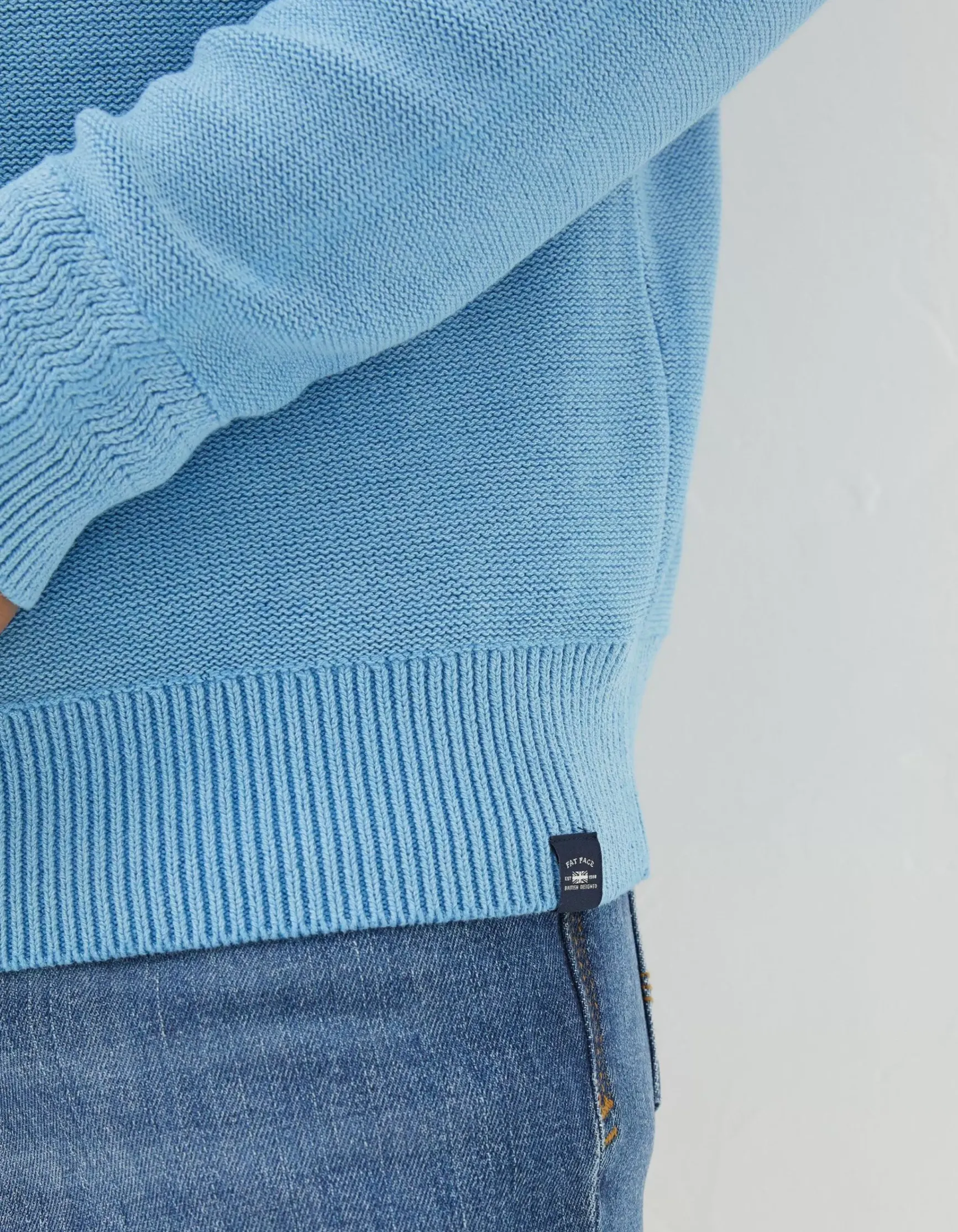 FatFace Berwick Washed Half Neck|Men View All