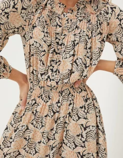 FatFace Beth Damask Floral Maxi Dress|Women Dresses
