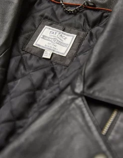 FatFace Bethany Biker Leather Jacket|Women Coats & Jackets