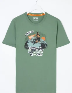 FatFace Better A Bad Day Trail T Shirt|Men View All