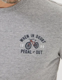 FatFace Bike Pedal T-Shirt|Men T-Shirts