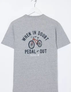 FatFace Bike Pedal T-Shirt|Men T-Shirts