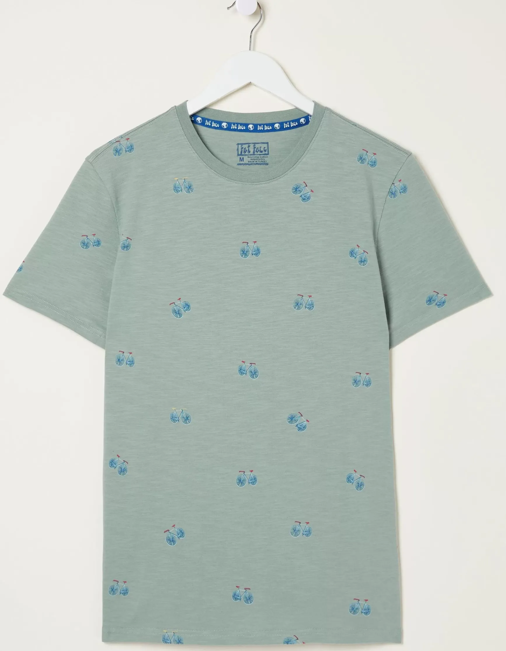 FatFace Bike Print T-Shirt|Men T-Shirts