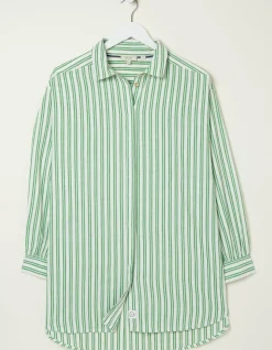 FatFace Billie Stripe Longline Shirt|Women Shirts & Blouses