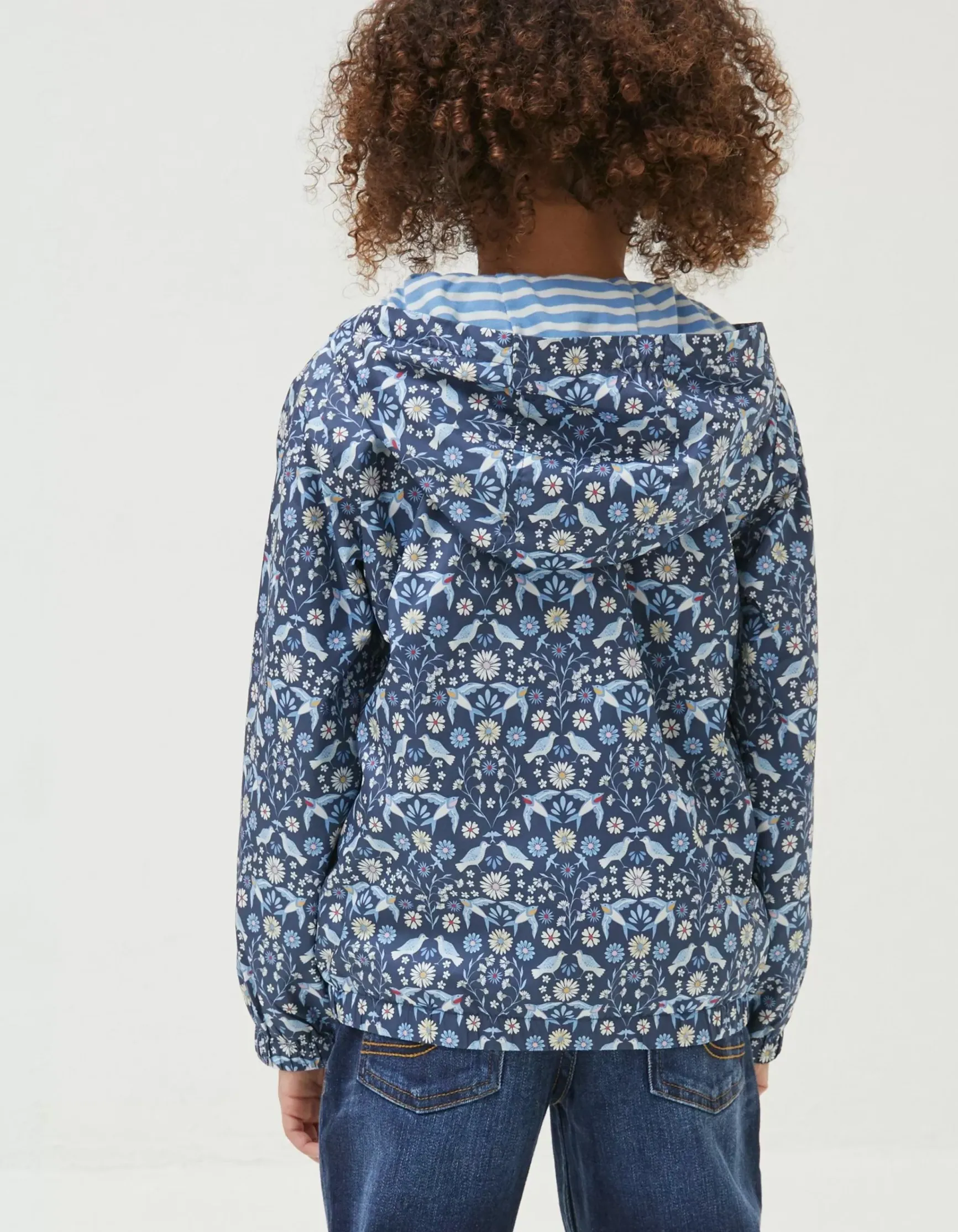 FatFace Bird Tile Windbreaker Jacket|Girls View All