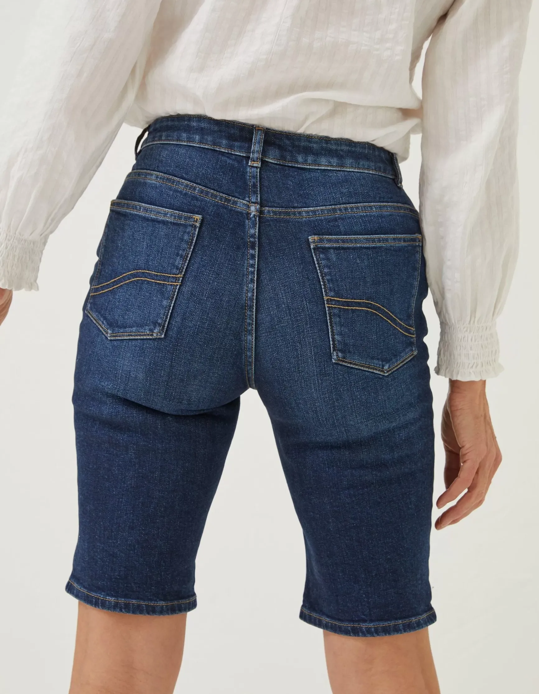 FatFace Bisley Denim Bermuda Shorts|Women Shorts