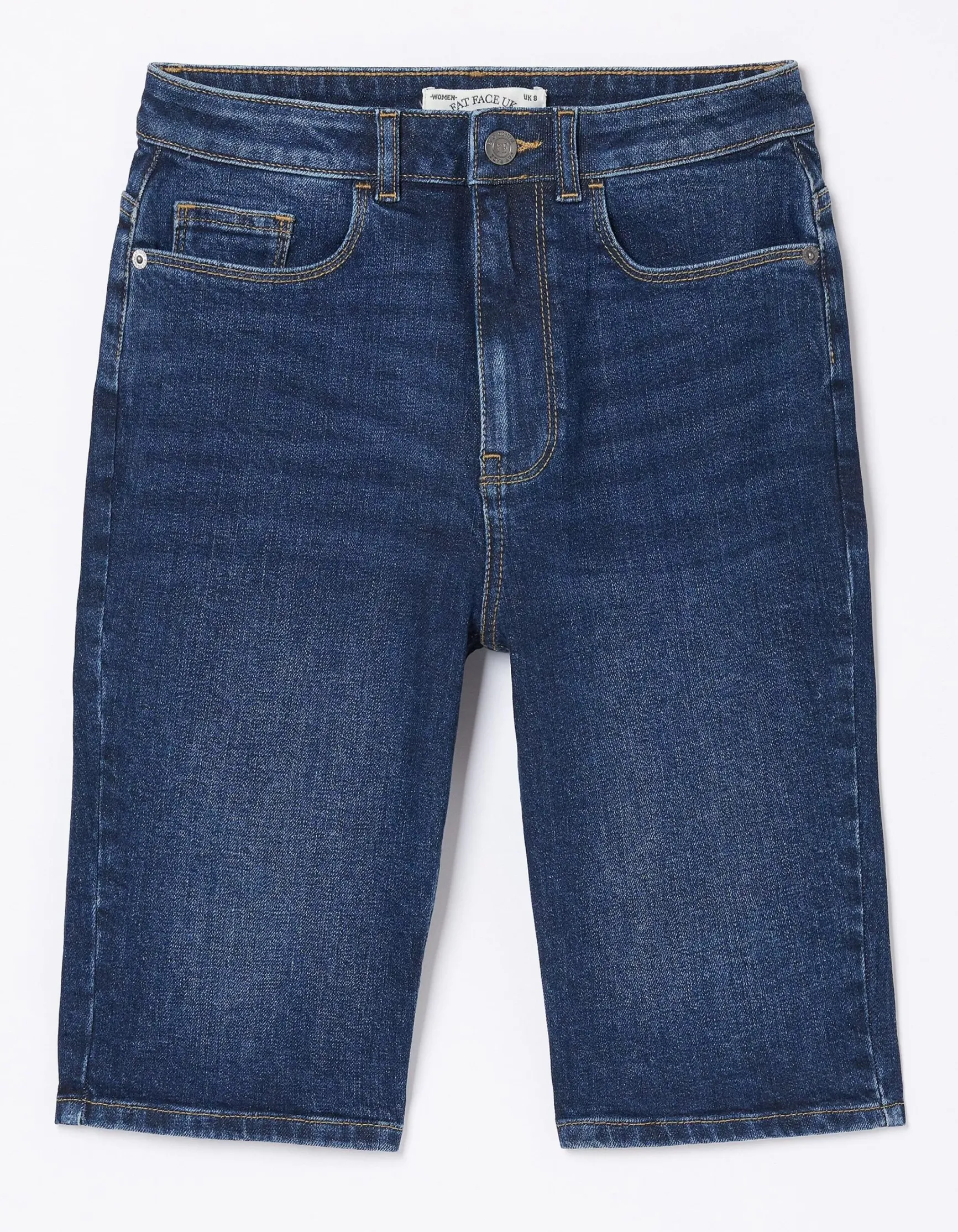 FatFace Bisley Denim Bermuda Shorts|Women Shorts