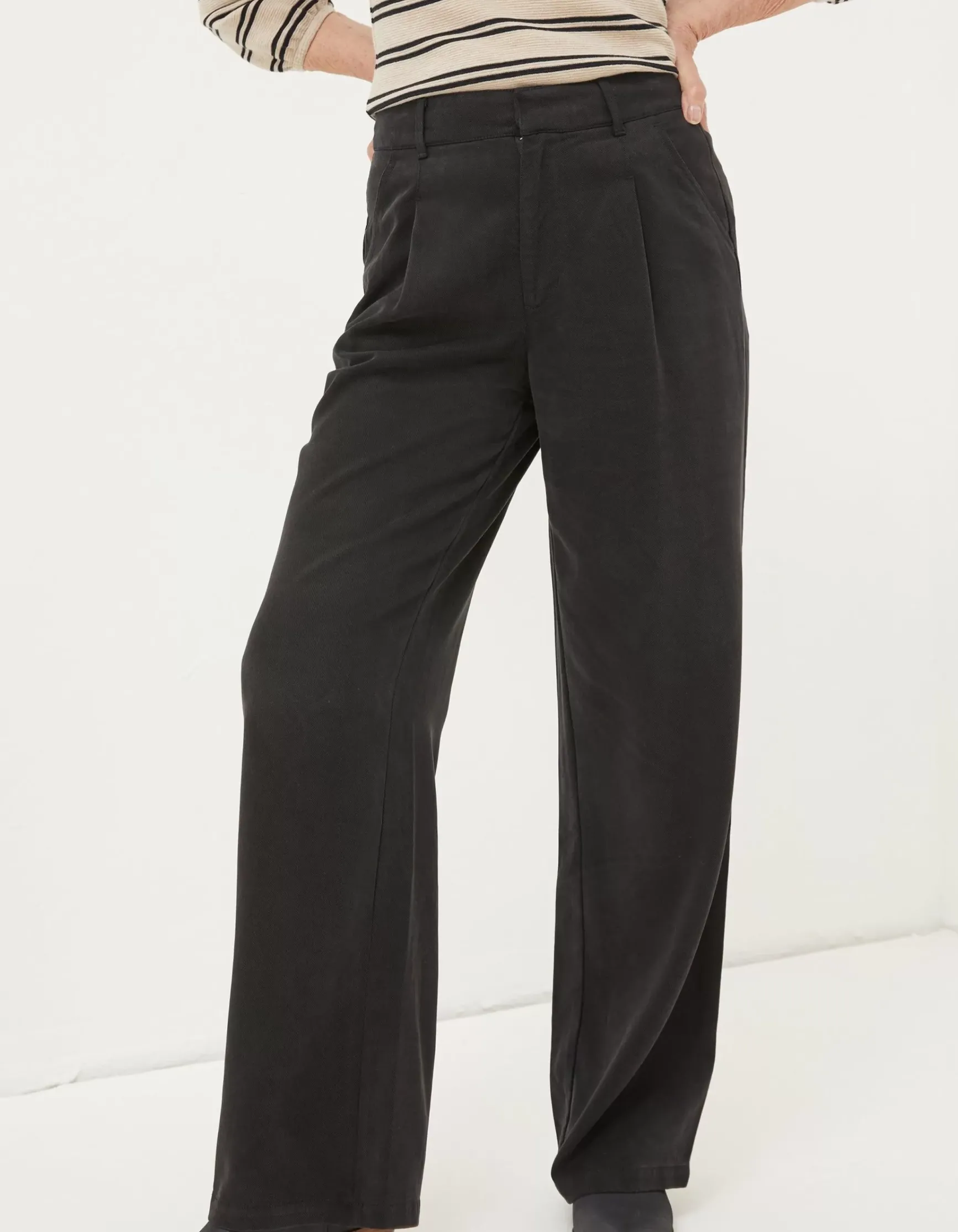 FatFace Blake Wide Leg Drape Trouser|Women Trousers & Leggings