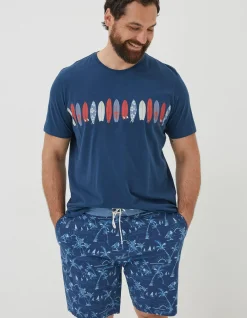 FatFace Board Line Up T-Shirt|Men T-Shirts