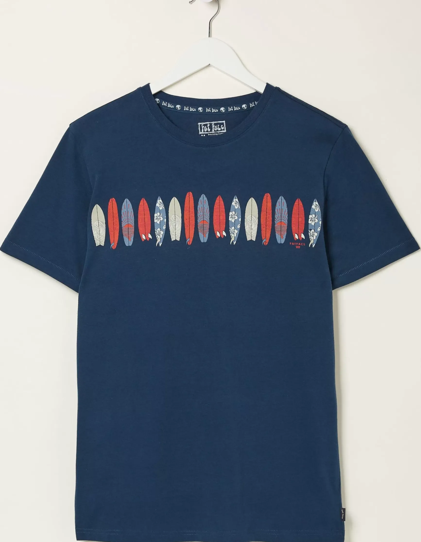 FatFace Board Line Up T-Shirt|Men T-Shirts
