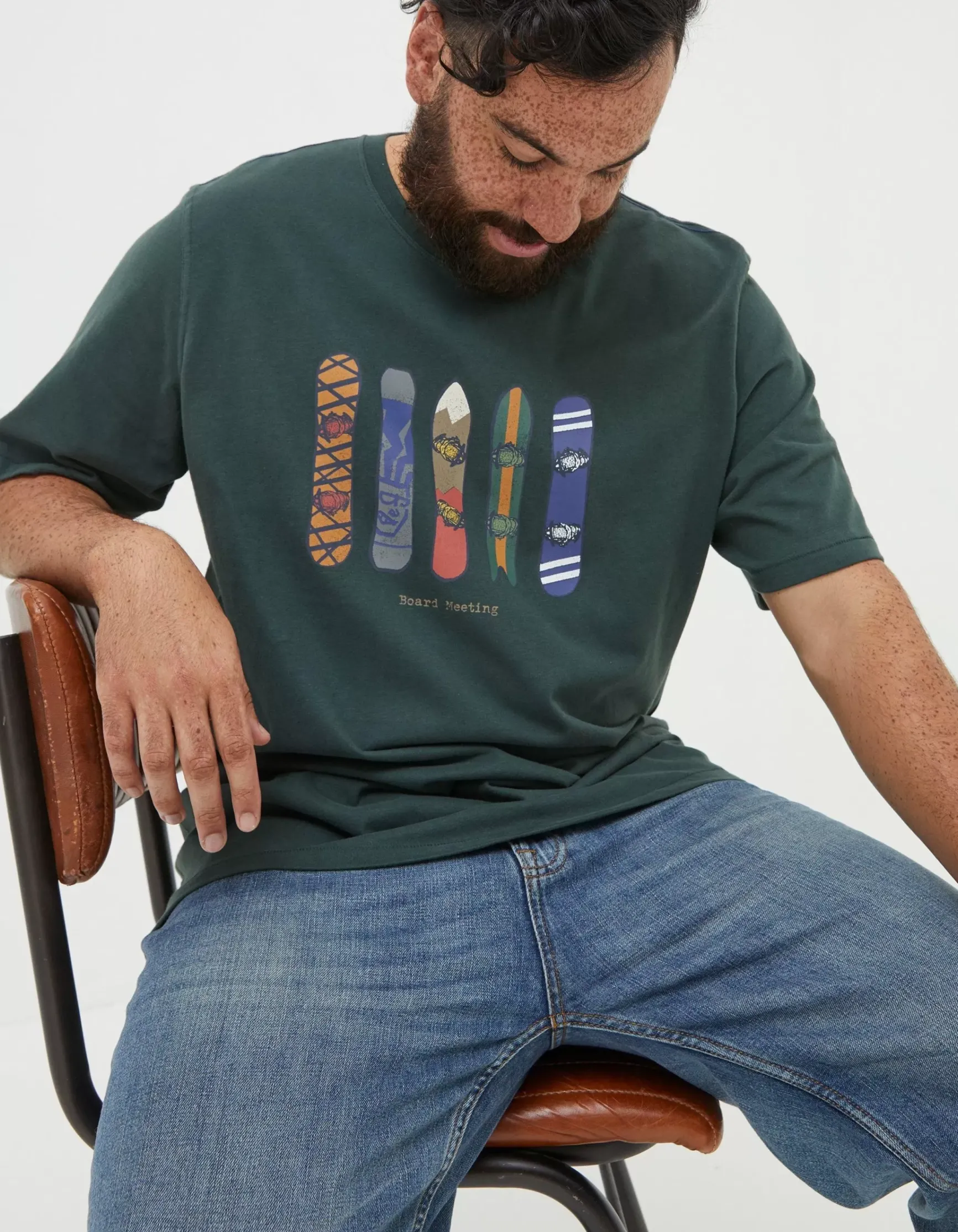 FatFace Board Meeting T-Shirt|Men View All