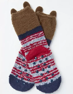FatFace Bobbi Bear Fluffy Socks|Kids View All