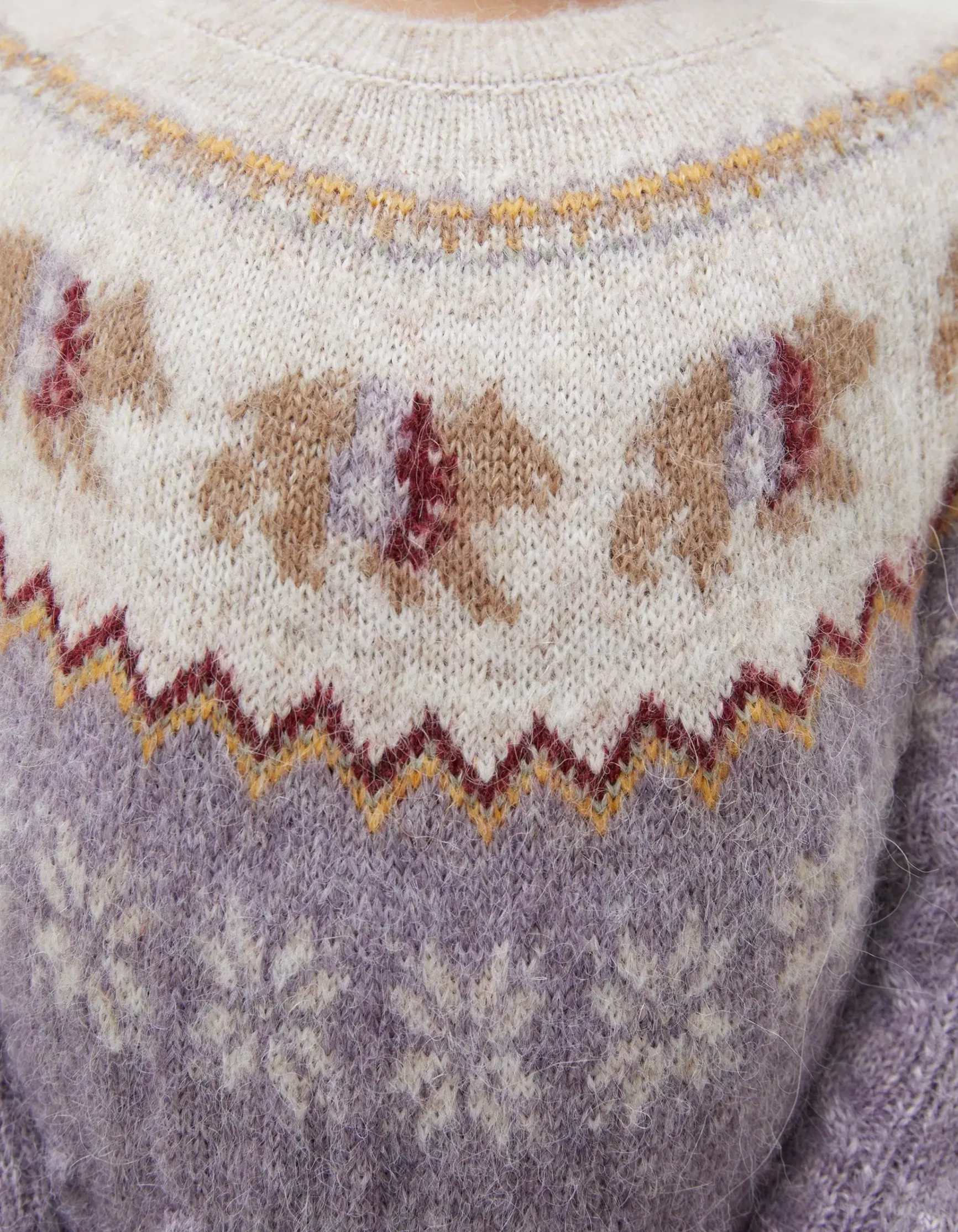 FatFace Bobbi Bear Knitted Crew Jumper|Girls View All
