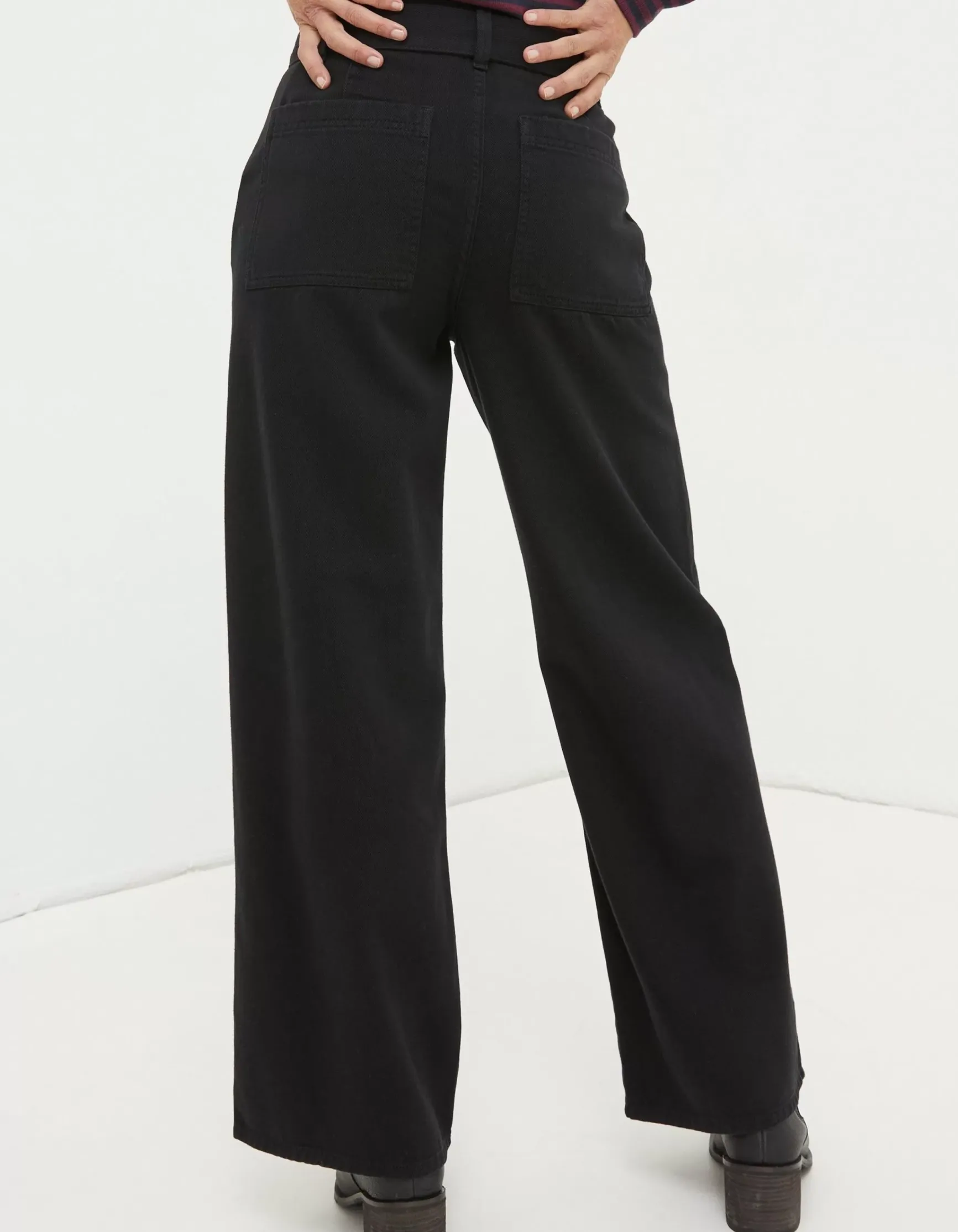 FatFace Bodi Belted Drape Trousers|Women Trousers & Leggings