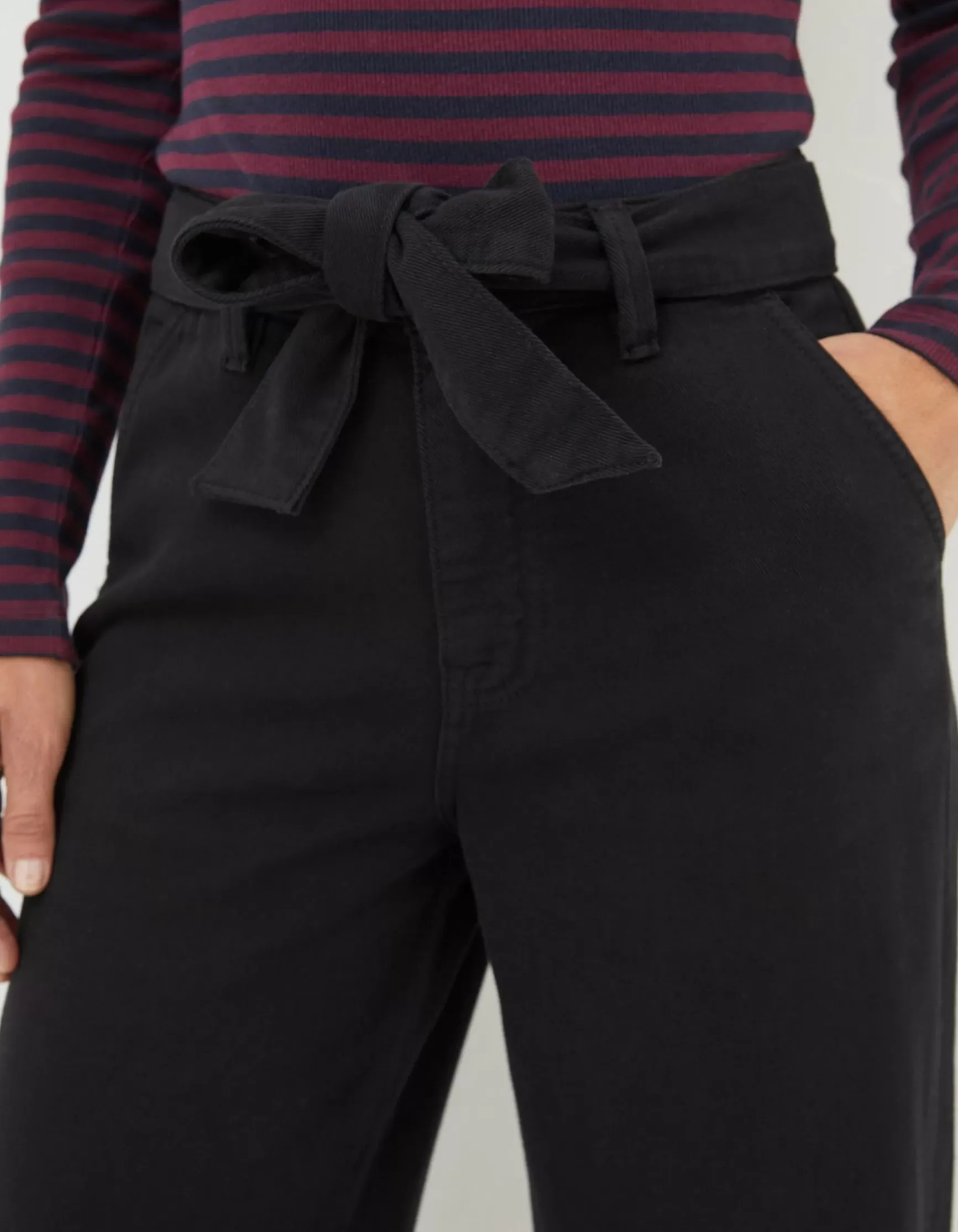 FatFace Bodi Belted Drape Trousers|Women Trousers & Leggings