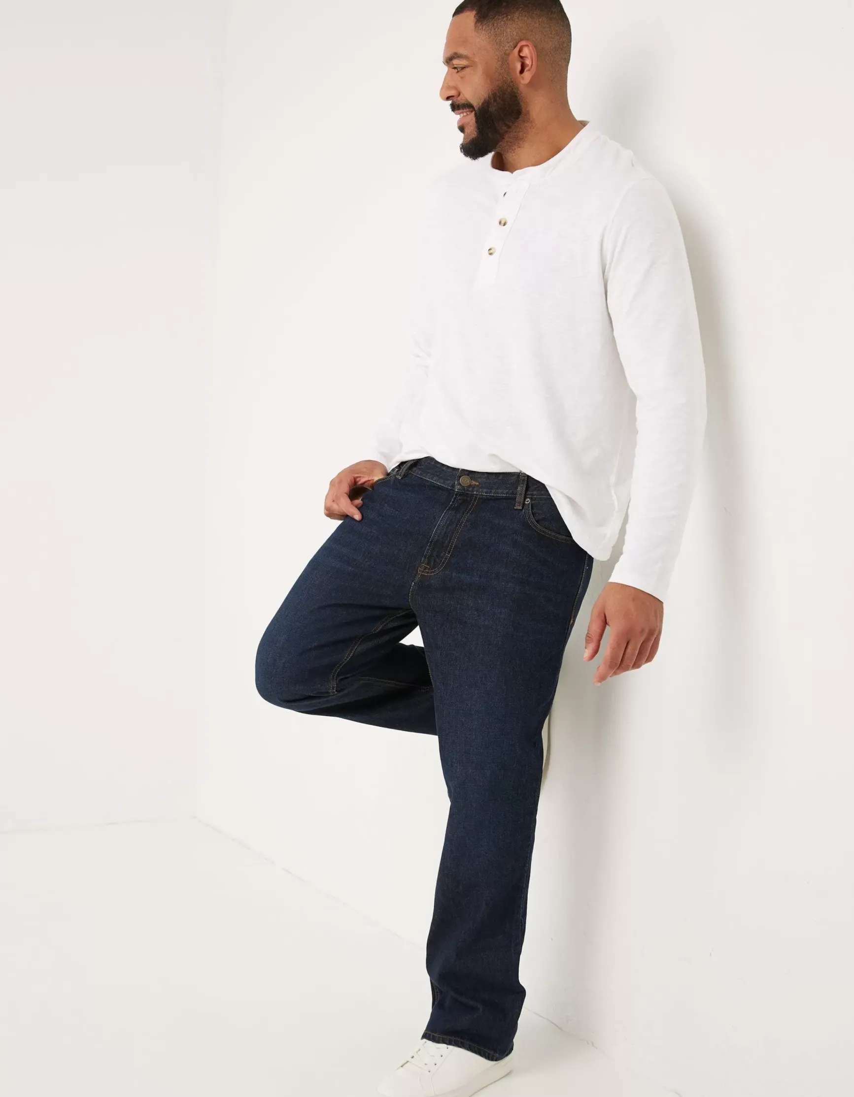FatFace Bootcut Dark Vintage Wash Jeans|Men Jeans