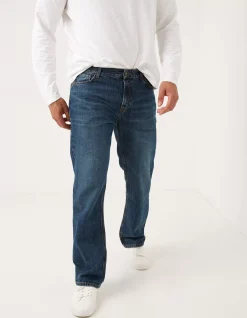FatFace Bootcut Mid Wash Jeans|Men Jeans