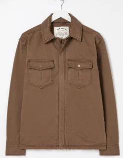FatFace Bowd Zip Front Overshirt|Men View All