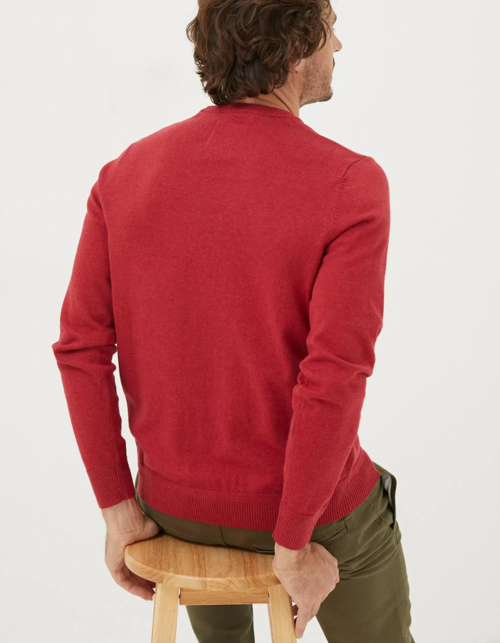 FatFace Braunton Crew Jumper|Men Knitwear