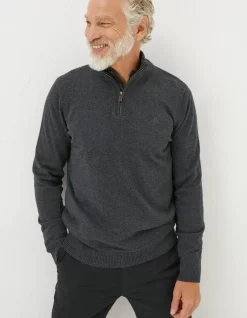 FatFace Braunton Half Neck Jumper|Men Knitwear