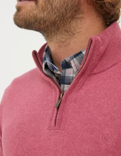 FatFace Braunton Half Neck Jumper|Men Knitwear