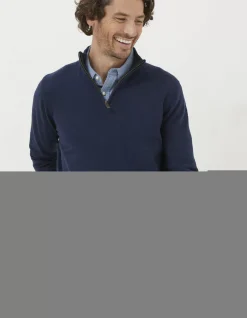 FatFace Braunton Half Neck Jumper|Men Knitwear